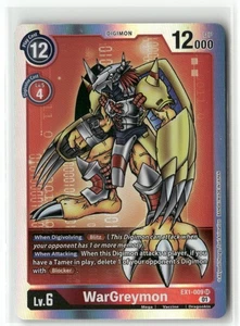 WarGreymon EX1-009 SR - Classic Collection - Digimon TCG NM - Picture 1 of 2