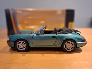 PORSCHE 911 CARRERA 2 CABRIOLET  1:24  SCHABAK VON ALTES LAGER  EXCELLENT  & OVP - Bild 1 von 12
