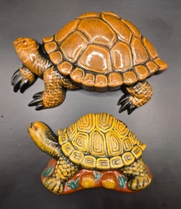 Paar (2) entzückende MEERESSCHILDKRÖTEN KÜHLSCHRANKMAGNETE - Bild 1 von 7