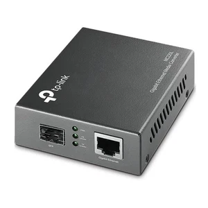 TP-Link Gigabit SFP Media Converter, Complies with IEEE 802.3ab and IEEE 802.3z, - Photo 1/7