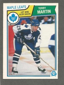 1983-84 O-Pee-Chee OPC Hockey Terry Martin #336 Toronto Maple Leafs NM/MT
