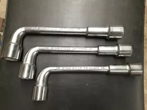 Clés à pipe débouchées 6 pans stahlwille France. 25,26,28. État neuf. - Imagen 1 de 6