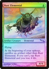 Rust Elemental FOIL Mirrodin HEAVILY PLD Artifact Uncommon MAGIC CARD ABUGames