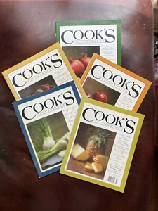 LOT OF 5 COOKS ILLUSTRATED 2009 AMERICA'S TEST KITCHEN RECIPES ILLUSTRATIONS F/S - Imagen 1 de 6