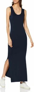 Find. Womens Sleeveless Maxi Jersey Dress SYHELBISE Blue Navy Small US Size 4-6 - Picture 1 of 6