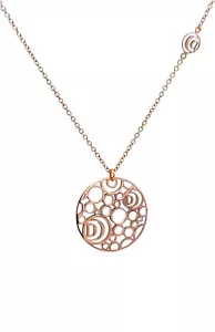 Italian Rose Gold Damiani Diamond Necklace. - Picture 1 of 2