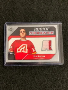 2005-06 U.D. Rookie Threads #RT-EN 2 Color Eric Nystrom Calgary Flames🔥 - Picture 1 of 2