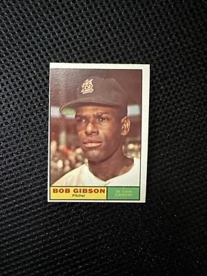 1961 Topps - #211 Bob Gibson Foto 1 de 4
