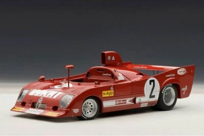 1/18 Alfa Romeo 33 TT 12 #2 1975 Monza winner - AutoArt 87504 Ltd Ed NEW - Immagine 1 di 4