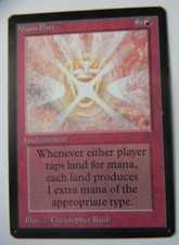 MANA FLARE : MTG : BETA : VERY FINE/NEAR MINT : 1993 : SEE PHOTO'S