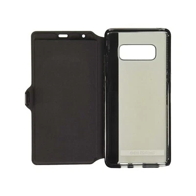 TECH21 EVO WALLET CASE FOR SAMSUNG GALAXY NOTE 8 CARD STORAGE BLACK NEW T21-5762 - Image 1 of 3