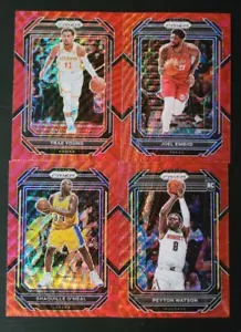 2022-23 Prizm Basketball Red RUBY WAVE PRIZMS with Rookies You Pick the Card - Picture 1 of 1