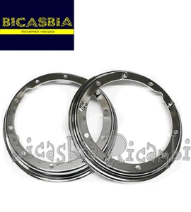 1729 - CERCHIO RUOTA CROMATO 3 00 10 VESPA 50 SPECIAL R L N PK S XL FL HP - Picture 1 of 1