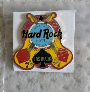 NEW Hard Rock Cafe LAS VEGAS HOTEL SLOT PLAYER SERIES MAY 2006 Limited PIN - Picture 1 of 3