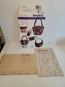 Simplicity 3715 Tragetasche Einkaufstaschen Nähmuster - Bild 1 von 3