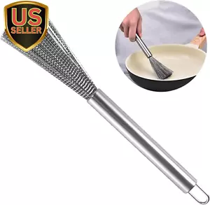 Kitchen Brush, Pan Scrubber, Wok Brush, Pot Scrubber, Dishes Scrub Brush, Ste... - Picture 1 of 1