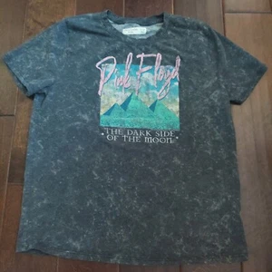 Abercrombie Kids Grey Pink Floyd "The Dark Side Of The Moon" T-shirt - Sz 11/12 - Picture 1 of 13