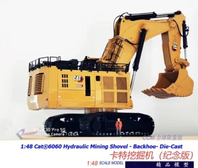 1:48 CAT6060FS Hydraulic Mining Shovel Backhoe Excavator Machine Diecast Model - Image 1 of 4