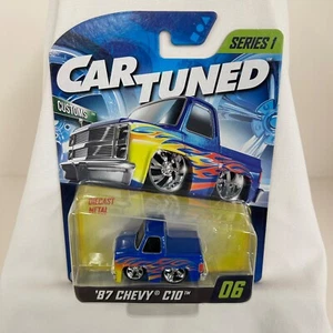 Car Tuned 2024 MGA Series 1 Customs ‘87 Chevy C10 1/64 BLUE - Picture 1 of 3
