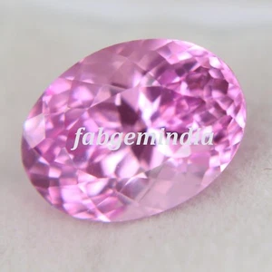 10.7 Ct Natural Loose Gemstones Certified Excellent Cut Oval Pink Sapphire - Picture 1 of 6