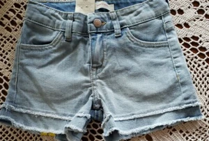 Levi Strauss & Co. ~ Girls Size 5 Regular ~ Shorty Short ~ Adjustable ~ Stretch - Picture 1 of 5