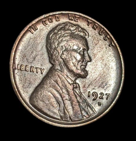 1927-D BU++ LINCOLN CENT Unc. Red Cover