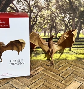 Hallmark Keepsake Ornament HBO House of the Dragon Syrax Figure  NEW - Bild 1 von 8