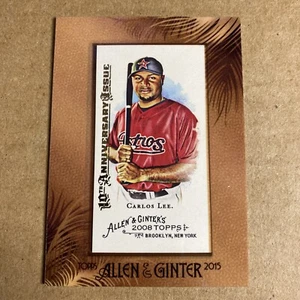 2015 Allen & Ginter 10th Anniversary Mini 2008 Carlos Lee XQ - Picture 1 of 2