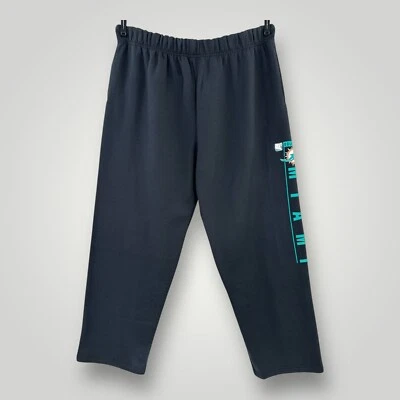 Pantalones deportivos para hombre Miami Dolphins NFL Team Apparel 3XL negro estampado gráfico 42x34 Foto 1 de 4