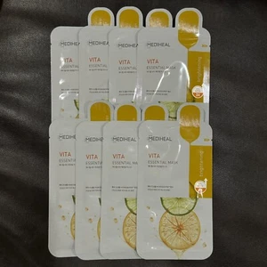 MEDIHEAL Best Korean Sheet Mask - Vita Essential Face Mask 8 Sheets - Picture 1 of 1