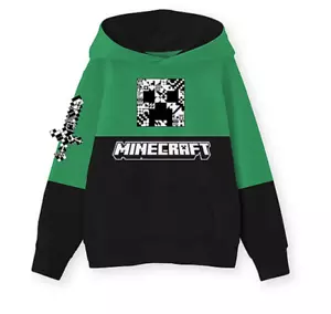 Little & Big Boys Minecraft Fleece Hoodie XL - Picture 1 of 2