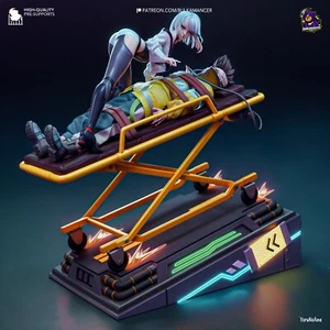 Cyberpunk | Lucy And David | Resin Statue Edgerunners Bulkmancer Gifts Collect - Picture 1 of 11