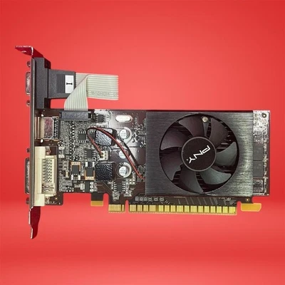PNY Nvidia GeForce GT 610 1GB PCI-E Video Card DVI/HDMI VCGGT610XPB - Image 1 of 3