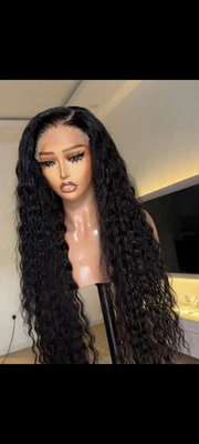 Peluca de cabello humano de 26 pulgadas Foto 1 de 2