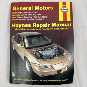 Haynes Repair Manual 38010 GM '88-up Regal Lumina Cutlass Supreme Grand Prix  - Picture 1 of 8
