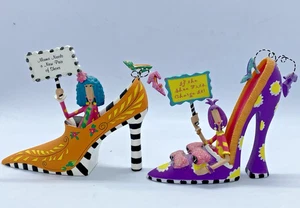 2 Dolly Mamas Schuhsammlung Figuren wenn der Schuh passt & Mama braucht neues Paar - Bild 1 von 9