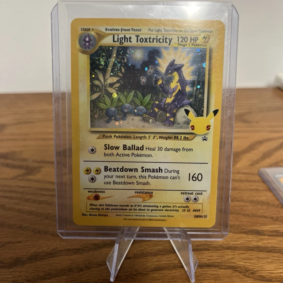 Light Toxtricity - Promo SWSH: Sword & Shield Promo Cards SWSH137 NM Pokemon - Image 1 of 4