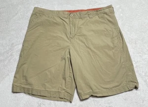 Columbia Shorts Men's 38 Khaki Beige Lightweight Pockets Flat Front Hiking Chino - Picture 1 of 10