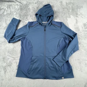 5.11 Tactical Jacket Mens XL Blue Full Zip Hooded Performance Stretch Hoodie - Picture 1 of 18