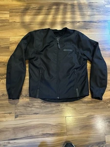 Icon Mens DEVICE Black Textile Motorcycle Jacket Size Xl Asphalt Tested, Armored - Bild 1 von 20