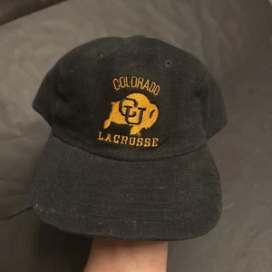 Vintage Colorado Buffaloes CU Lacrosse Hat – SCI Taiwan – Soft Cotton Cap - Picture 1 of 6
