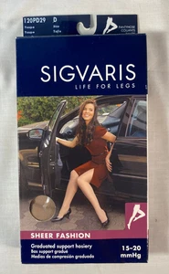 SIGVARIS Pantimedias Transparente Moda Taupe Soporte Graduado Medias 15-20 mmHg D - Imagen 1 de 2