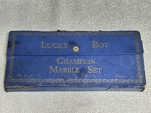 Peltier MCS Lucky Boy Champion Marble Set No. 28 Vintage Murmeln - Bild 1 von 17