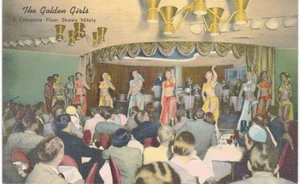 Reno Golden Casino Golden Girls Floor Show Linen 1950 NV - Picture 1 of 2