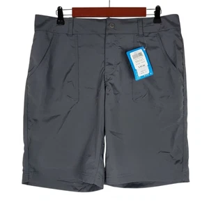 NUEVO Pantalones Cortos Columbia Kestrel Trail Elásticos Para Mujer 12 Negros 10" Entrepierna Omni Shield - Imagen 1 de 10