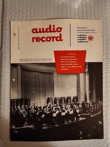 AUDIO RECORD 1955 RECORDING MAGAZINE SoundoRama NSO CONSTITUTION HALL HACK SWAIN - Picture 1 of 20