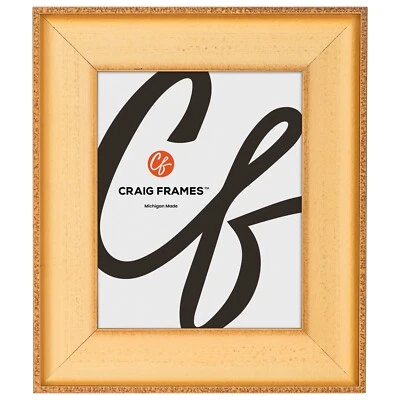 Craig Frames Cairo, 2.375 Inches Wide Gold Picture Frame - Image 1 of 4