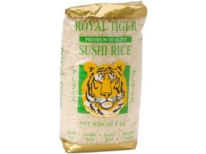 Arroz de sushi 1 kg calidad premium Royal Tiger sushi arroz sushi precio bajo duradero - Imagen 1 de 3