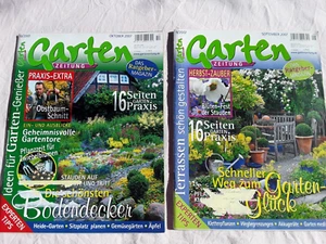2 x Gartenzeitschriften Garten Zeitung 09/2007 und 10/2007 - Bild 1 von 3