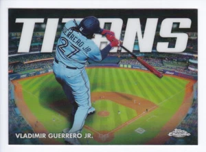 2023 Topps Chrome Update #CT-16 VLADIMIR GUERRERO JR. Chrome Titans Insert - Picture 1 of 2